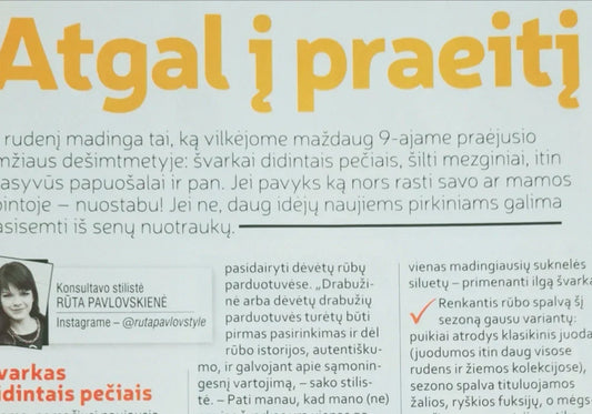 Kaip mamos spinta padės šį rudenį?