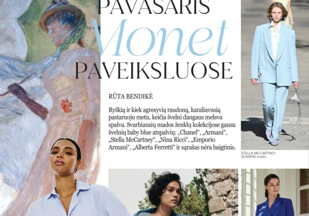 Tendencija Monet paveiksluose