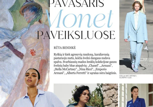 Tendencija Monet paveiksluose
